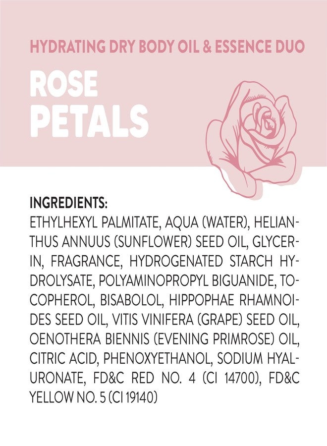 Onyx Professional Hydrating Dry Body Oil, Rose Petals, 3.7 fl oz, 2pk - Image 4